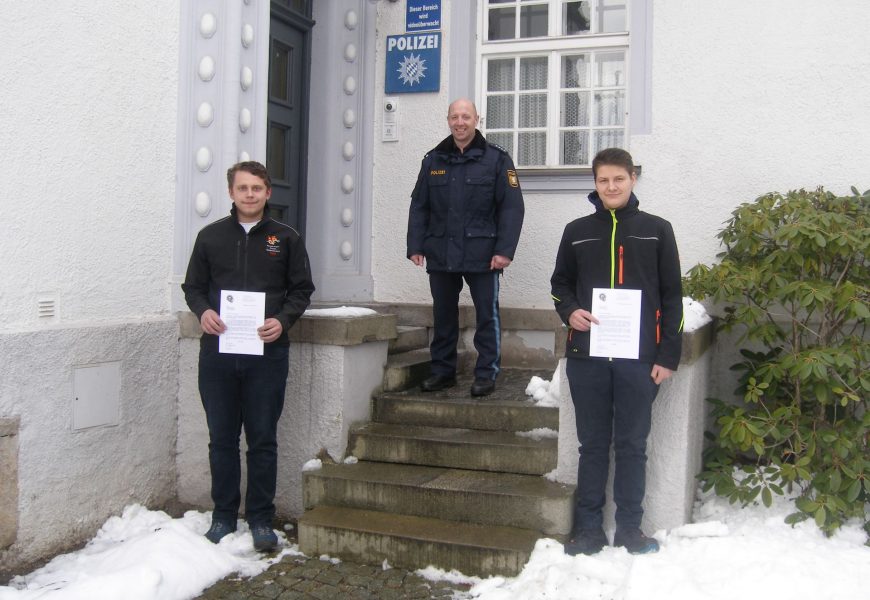 Zwei junge Waldmünchner nehmen flüchtenden Täter fest