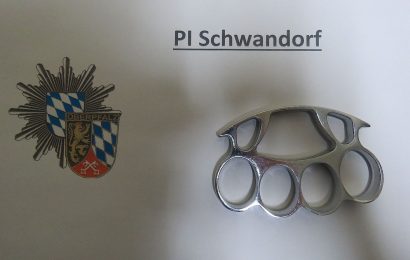Schlagring in Schwandorf beschlagnahmt