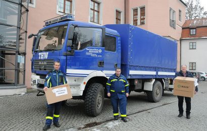 FFP2-Masken für pflegende Angehörige – Landrat nimmt Lieferung entgegen