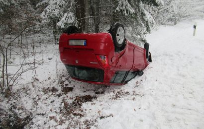 Glätteunfälle im Bereich der PI Amberg