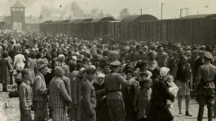Ein Tag in Auschwitz“: Kinder und Frauen galten als „nicht einsatzfähig“ und wurden abgesondert. Copyright: ZDF/Yad Vashem