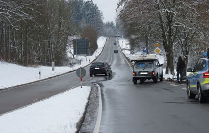 Verkehrsunfall in Sulzbach-Rosenberg mit Verletzter beim Einfädeln