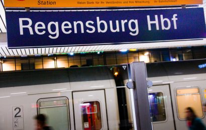 Kontrollaktion am Regensburger Bahnhof