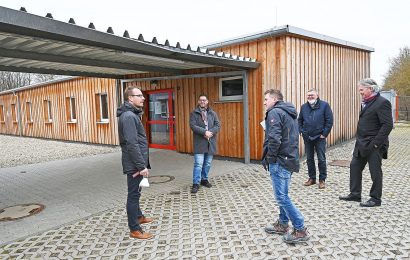 Auch der Bau der Schönwerth-Realschule mit Dreifachturnhalle und Ganztagsschule in Amberg läuft nach Plan