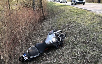 Motorradfahrer kollidiert bei Ursensollen mit Reh