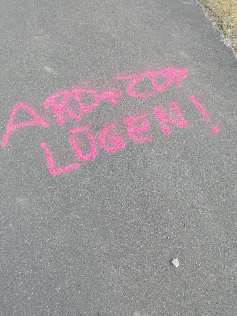 Sachbeschädigung durch Schmierereien Foto: Polizei
