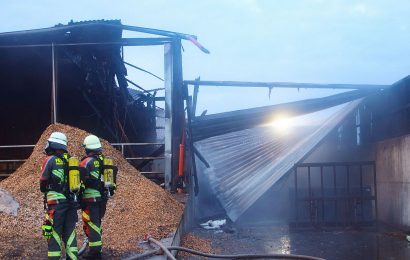 Großeinsatz der Feuerwehren in Pursruck