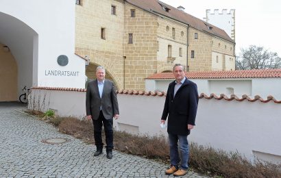 Neues Mitglied der kommunalen Familie – Landrat Reisinger empfängt Bürgermeister Böhm
