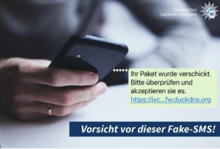 SMS Nachrichten mit Schadsoftware