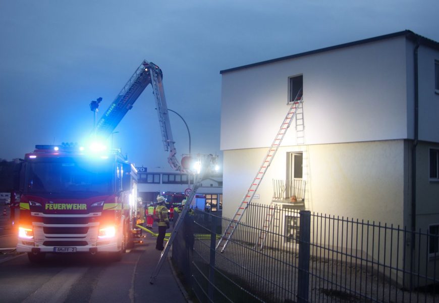 Brand in Amberger Asylantenunterkunft