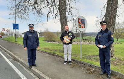 Further Polizei dankt Bürgermeister von Vseruby