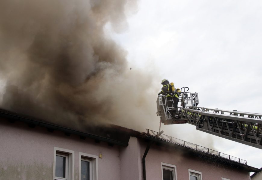 Dachstuhlbrand in Grafenwöhr