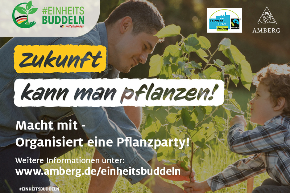 Die Steuerungsgruppe der Fair Trade Stadt Amberg möchte gemeinsam mit Ihnen ein Zeichen setzen und Bäume pflanzen