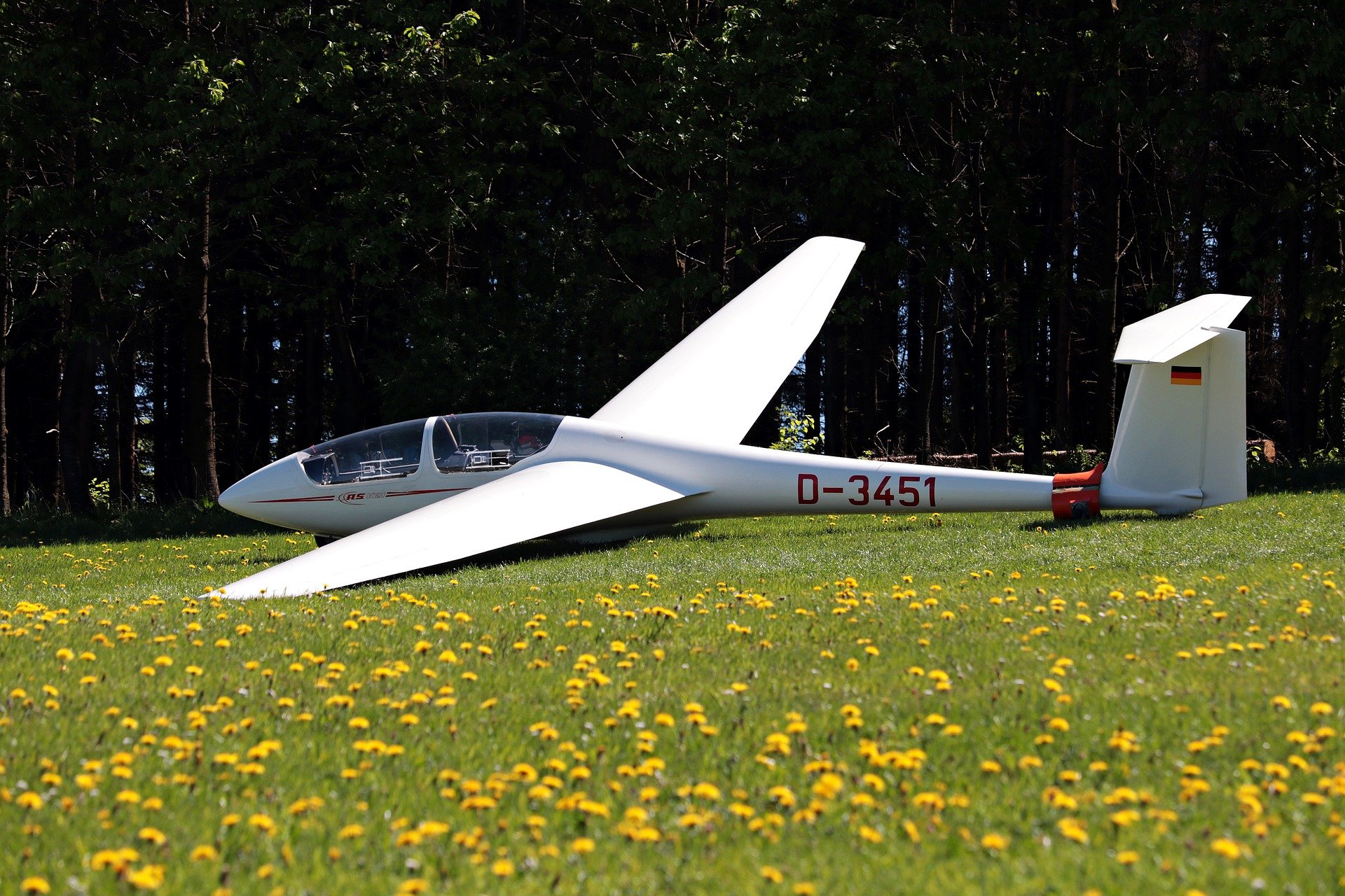 Segelflugzeug bei Gleiritsch notgelandet