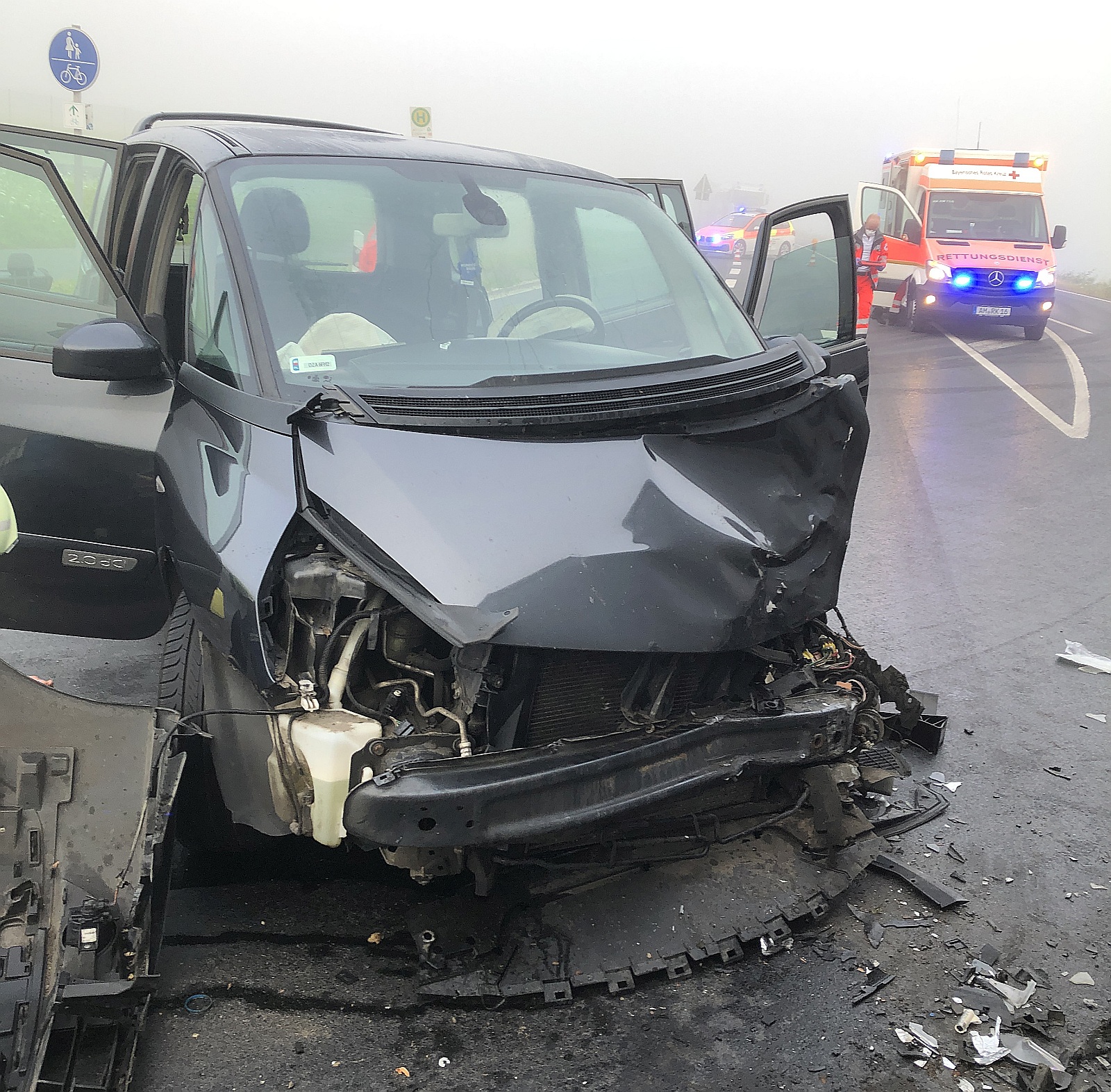 Pkw gegen Lkw in Schnaittenbach