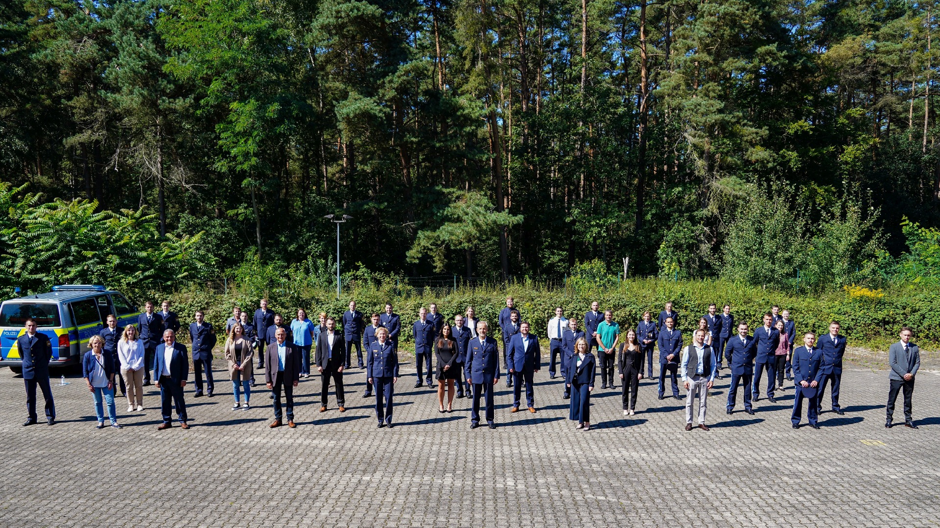 Neuzugänge beim PP Oberpfalz Foto: Polizeipräsidium Oberpfalz