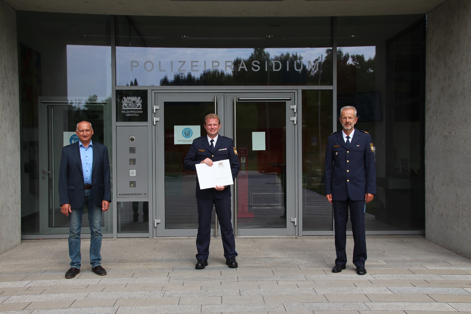 Beförderung des Dienststellenleiters der Verkehrspolizeiinspektion Amberg