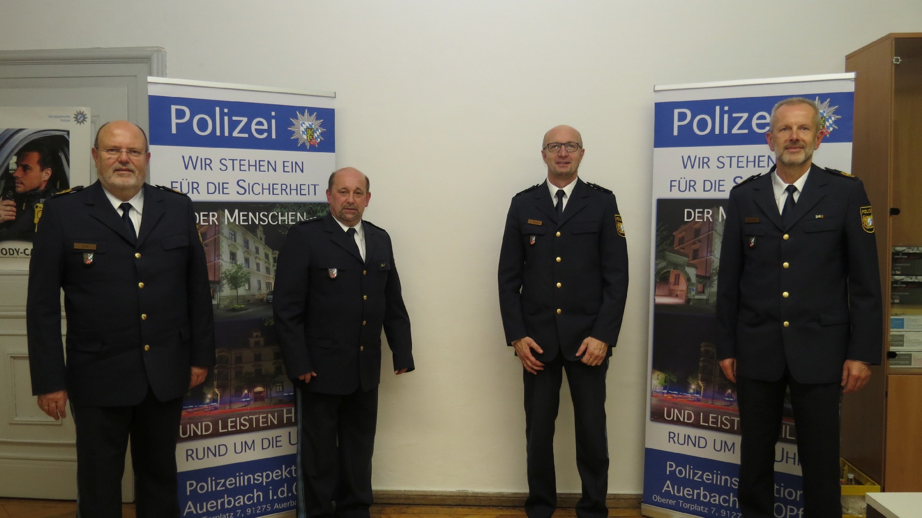 Amtseinführung bei der Polizeiinspektion Auerbach