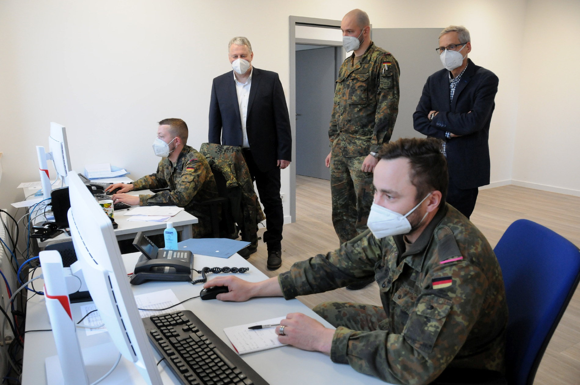 Bundeswehr hilft bei Kontaktnachverfolgung im Landkreis Amberg-Sulzbach