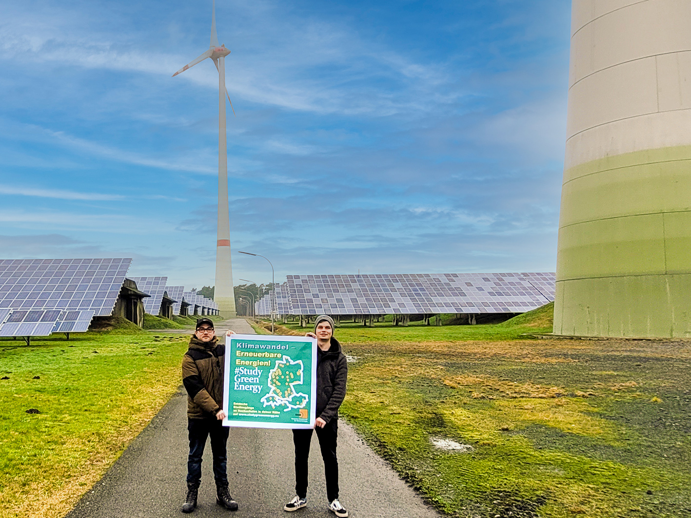 Erneuerbare Energien studieren: Am 27. Januar findet eine Infoveranstaltung des Netzwerks #StudyGreenEnergy statt, die Studierende auf das Thema aufmerksam machen möchte. Foto: FH Münster/FB EGU