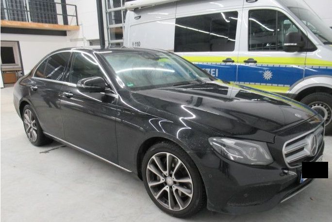 Der gestohlene Mercedes  konnte sichergestellt werden Foto: GPI Waidhaus