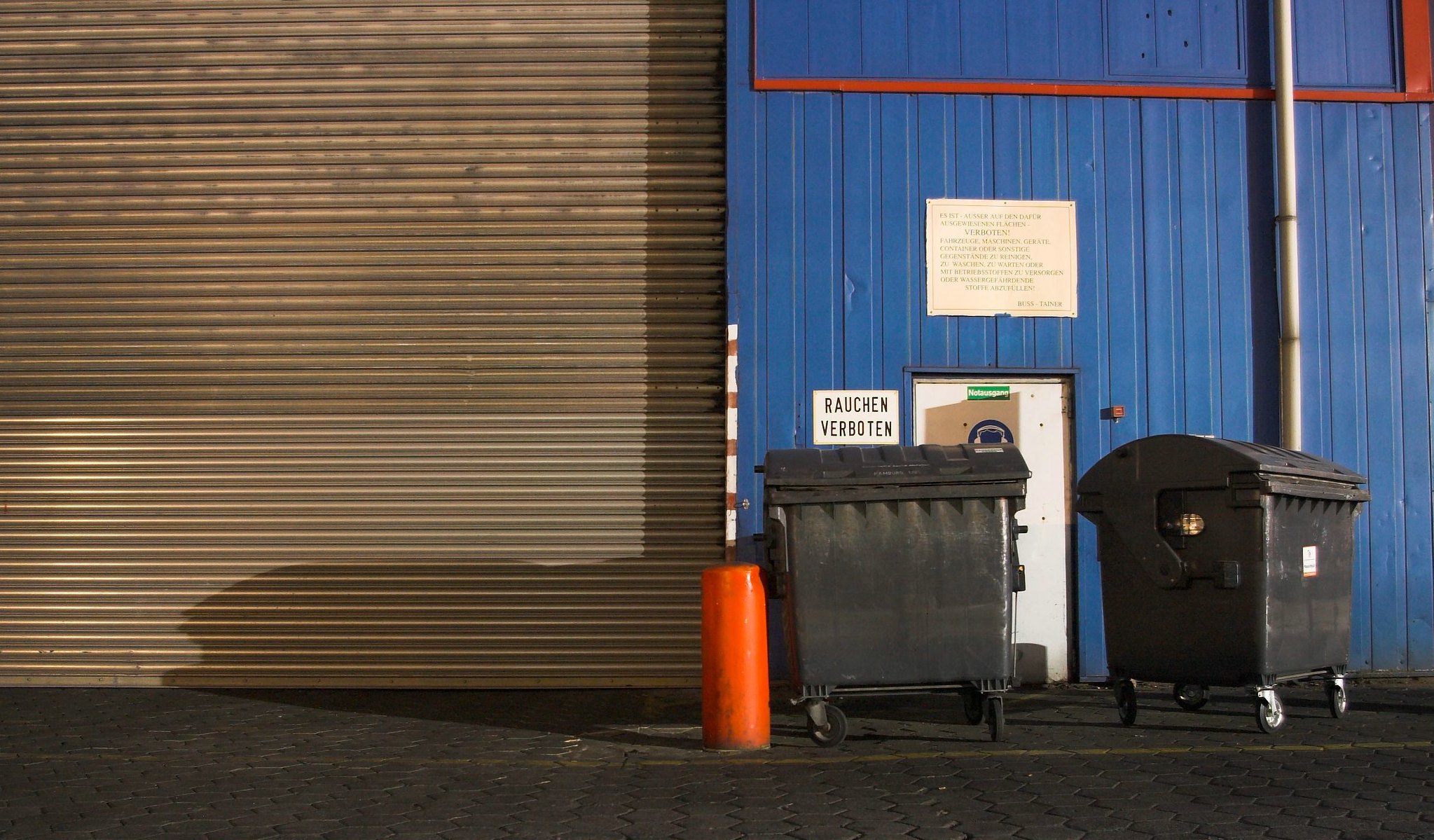 Containerbrand in Regensburg