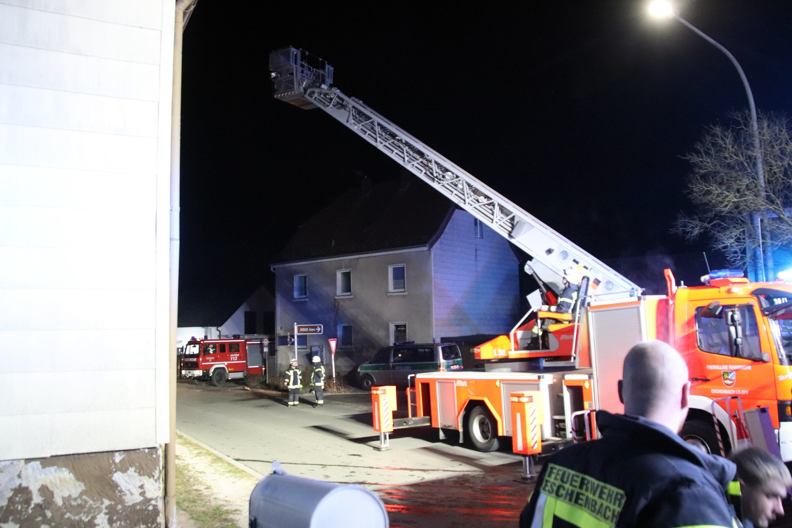 Zimmerbrand in einem Wohnhaus in Eschenbach