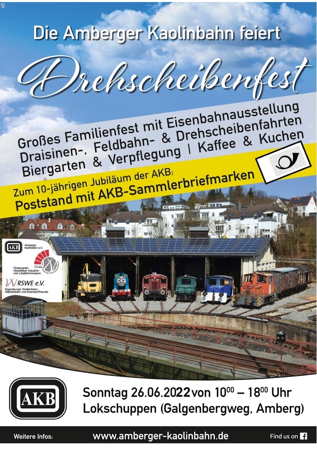 Flyer zum Drehscheibenfest 2022