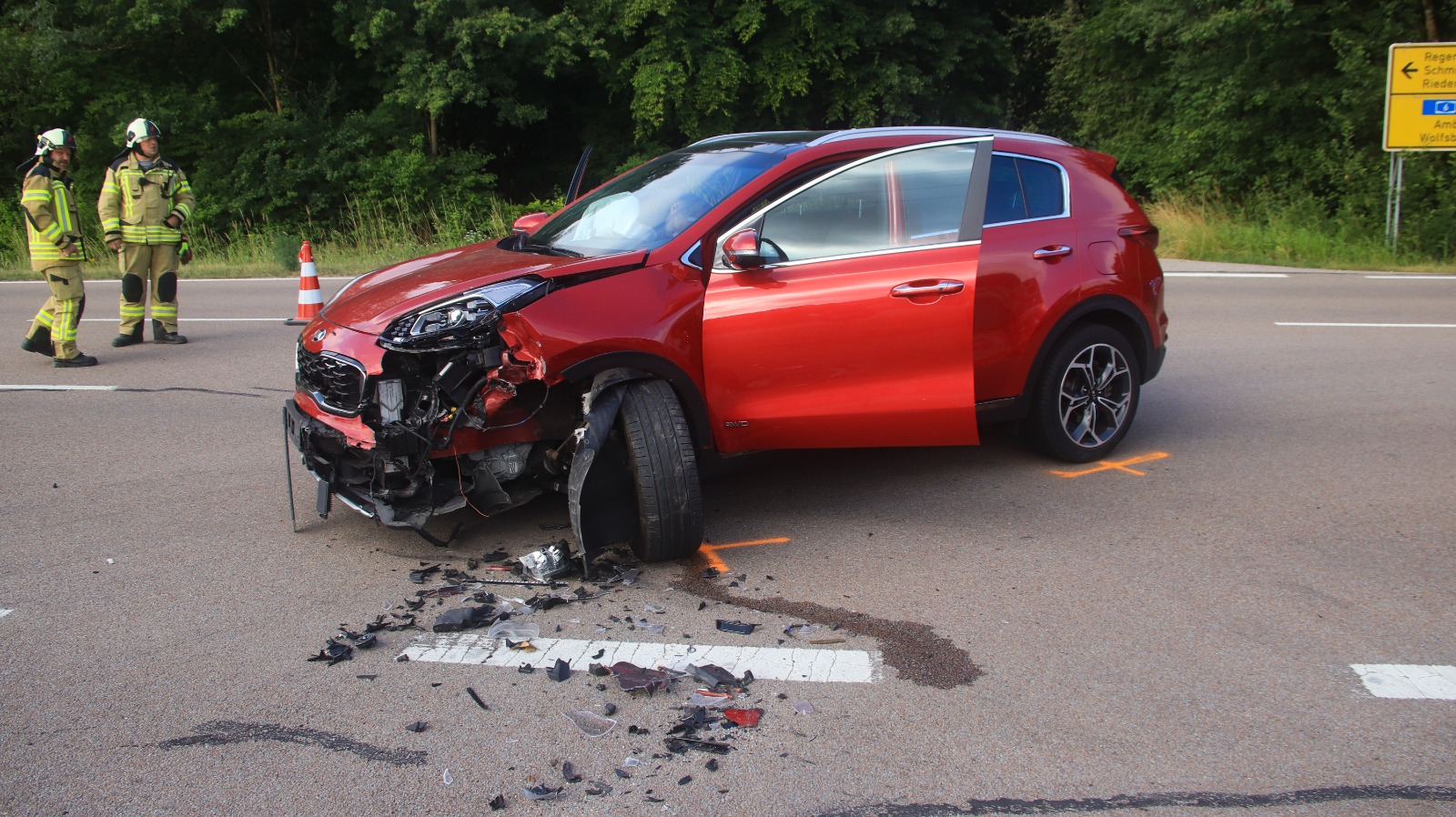 Erheblicher Sachschaden nach Verkehrsunfall bei Ensdorf – Erstmeldung