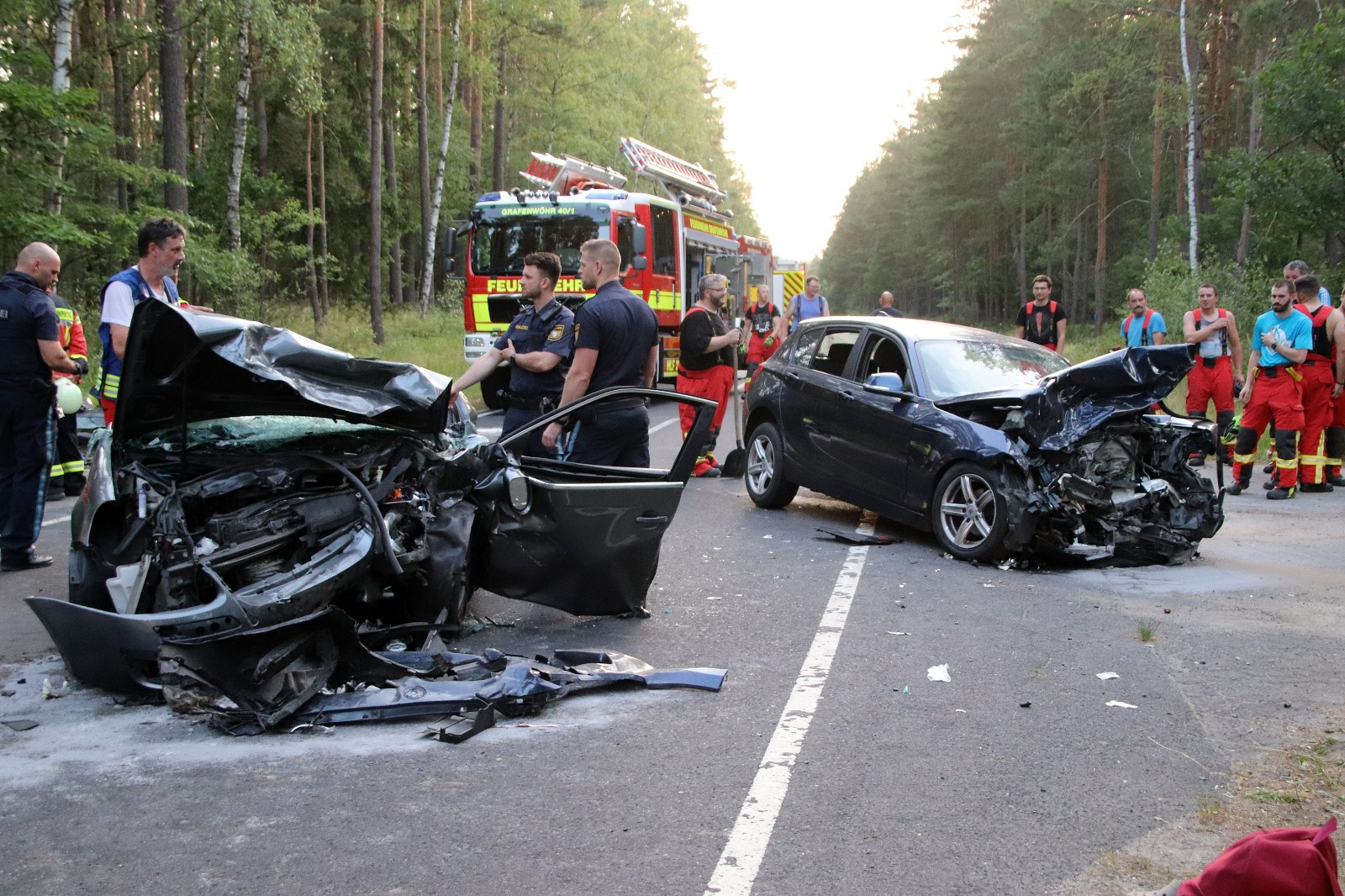 Schwerer Verkehrsunfall zwischen Dießfurt und Grafenwöhr