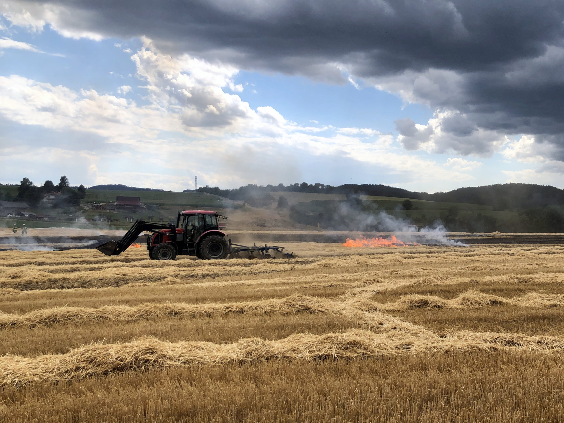 Flächenbrand in Traitsching