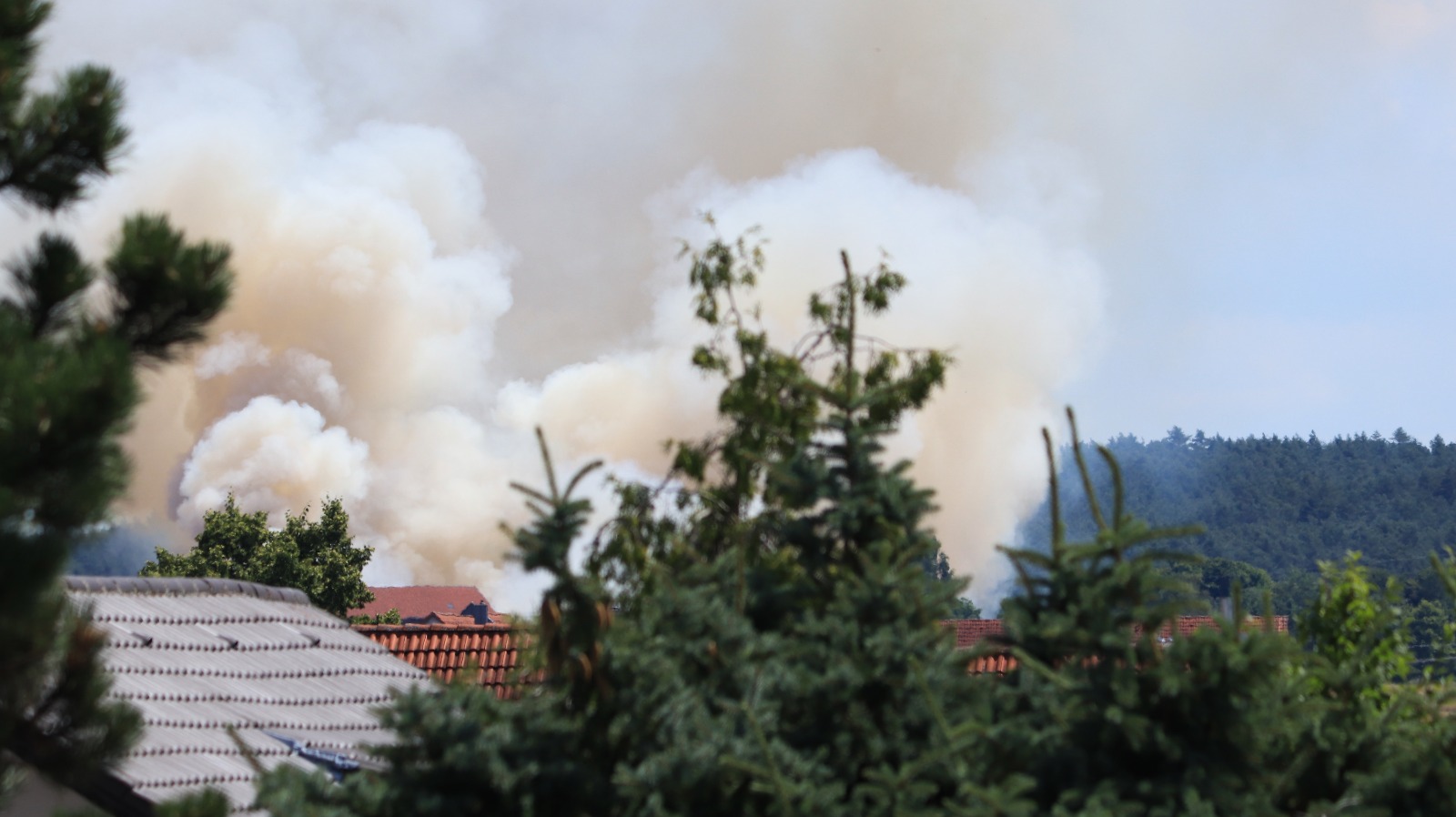 Brand eines Einfamilienhauses in Raigering