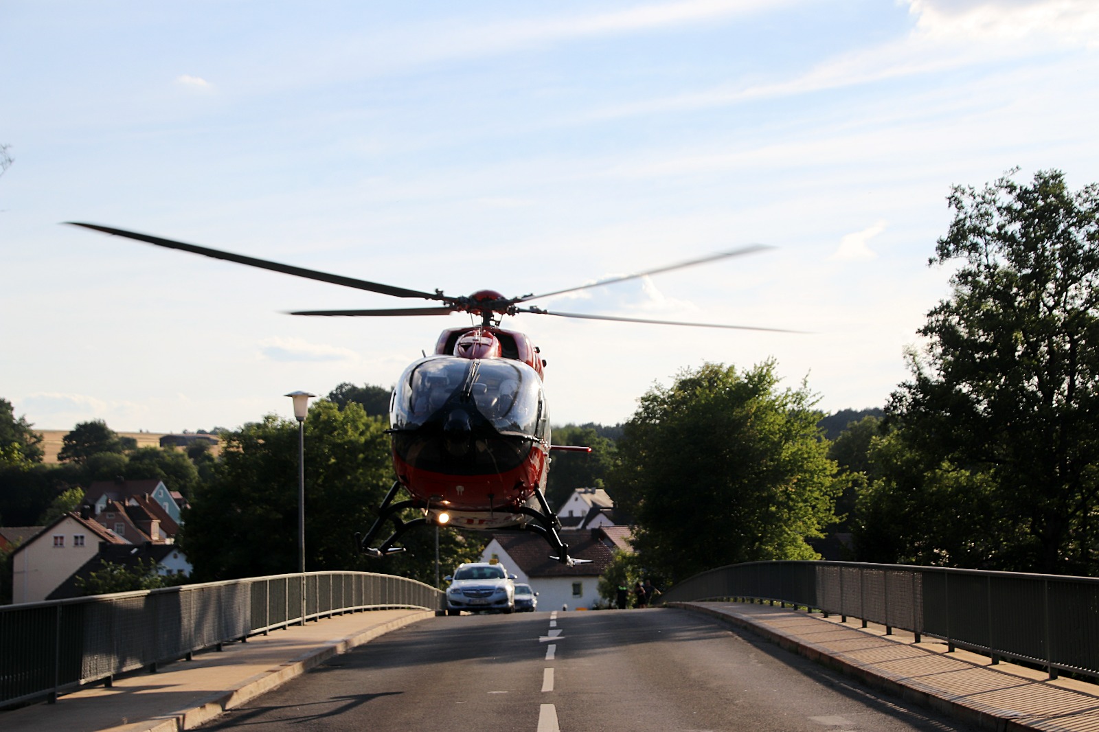 Der Fahrer des Motorrads wurde bei dem Unfall schwer verletzt Foto: Oberpfalz Aktuell