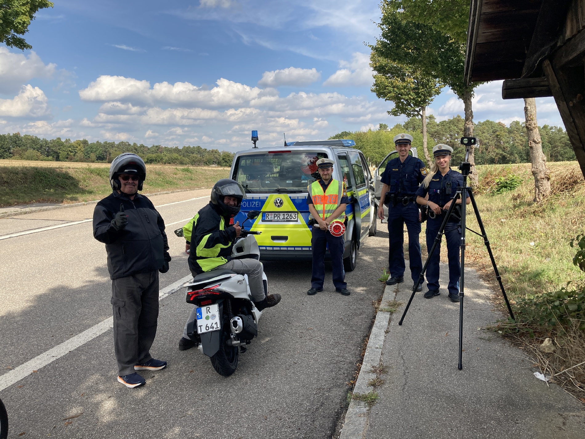 Verkehrssicherheitsarbeit der Polizeiinspektion Regenstauf