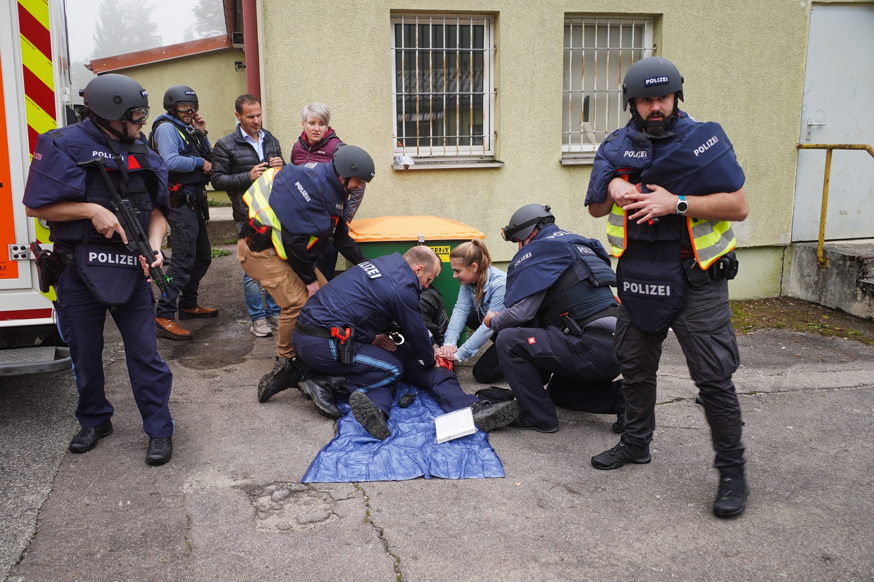 Erfolgreiche Großübung von Polizei, Feuerwehr und Rettungsdienst – „ReedEx“