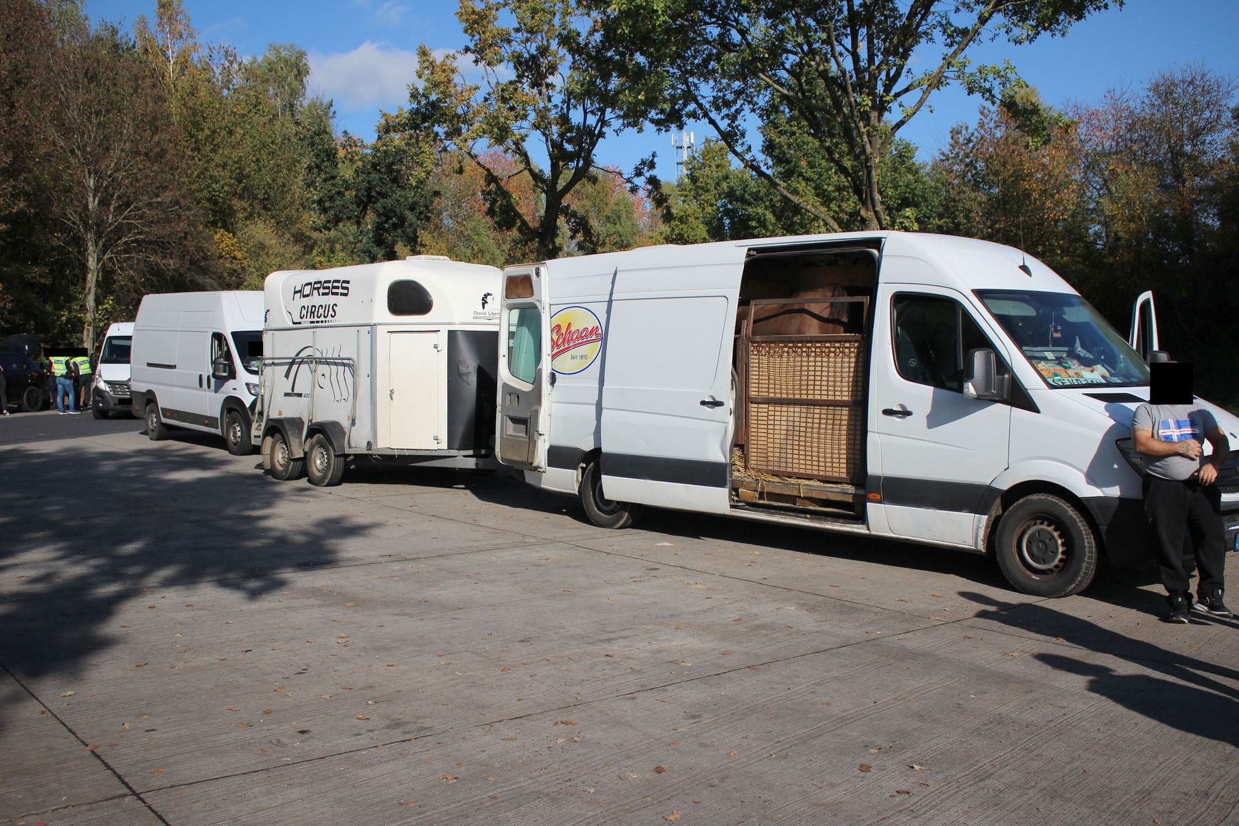 Auch diesen Pferdetransport wird der BR zeigen Foto: GPI Waidhaus