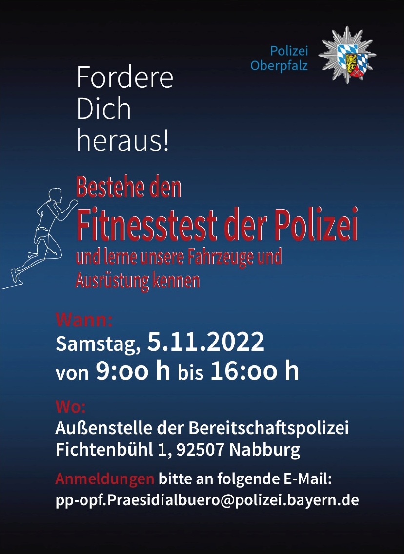 Plakat der Polizei Quelle: Polizeipräsidium Oberpfalz