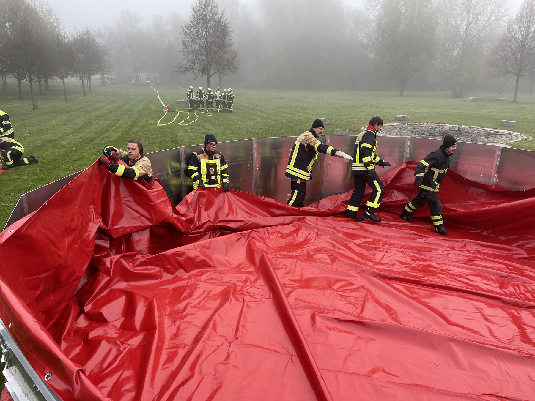 MERO-Übung bei Schorndorf Alle Fotos: Kreisbrandinspektion Cham