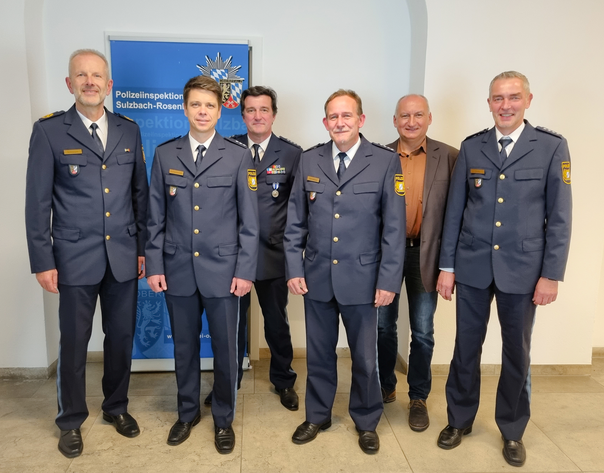 Neues Führungsduo bei der Polizeiinspektion Sulzbach-Rosenberg ist altbewährt