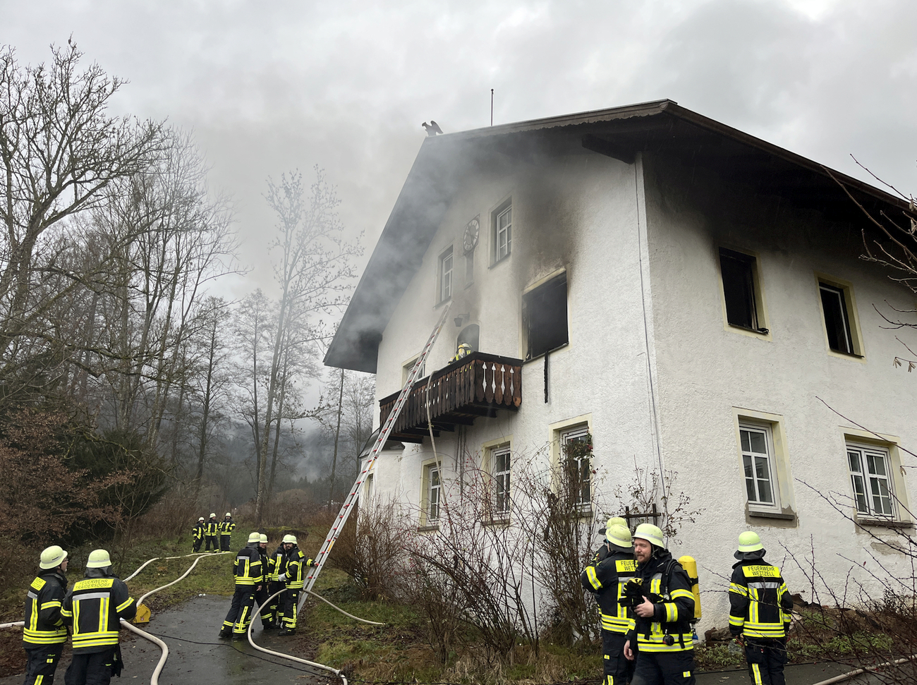 Brand auf Bauernhof im Altlandkreis Kötzting