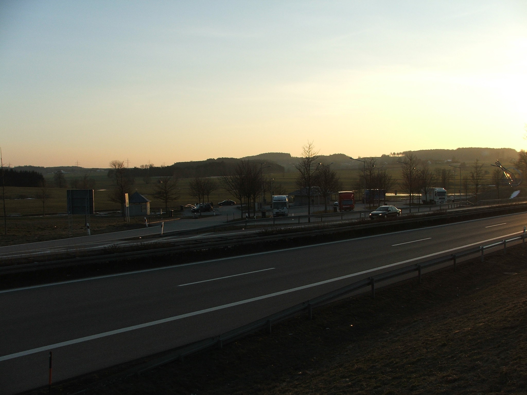 Symbolbild: Autobahnrastplatz 