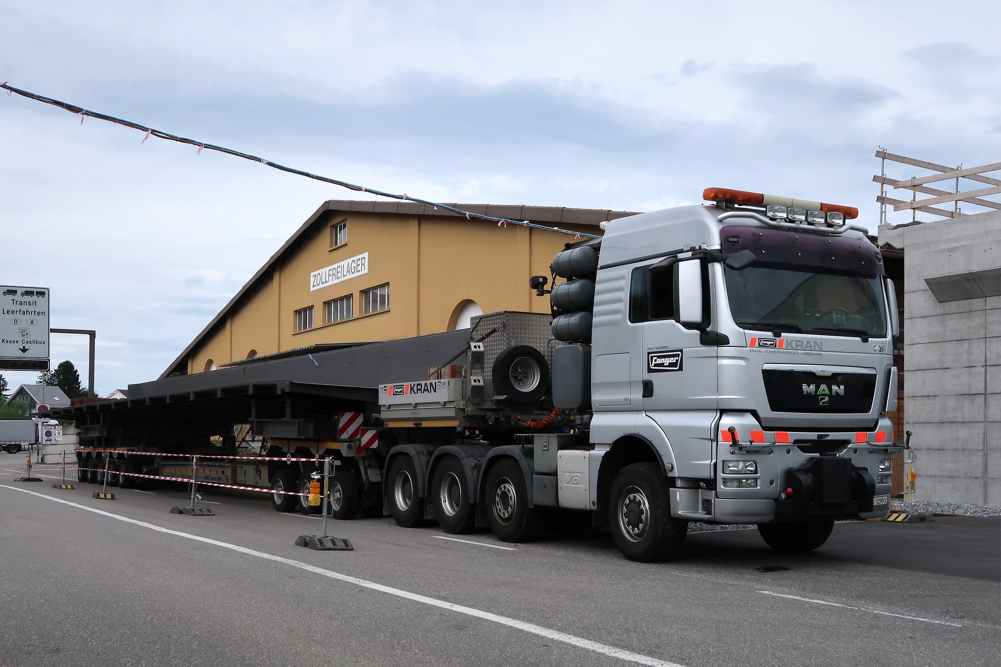 Schwertransport auf Abwegen