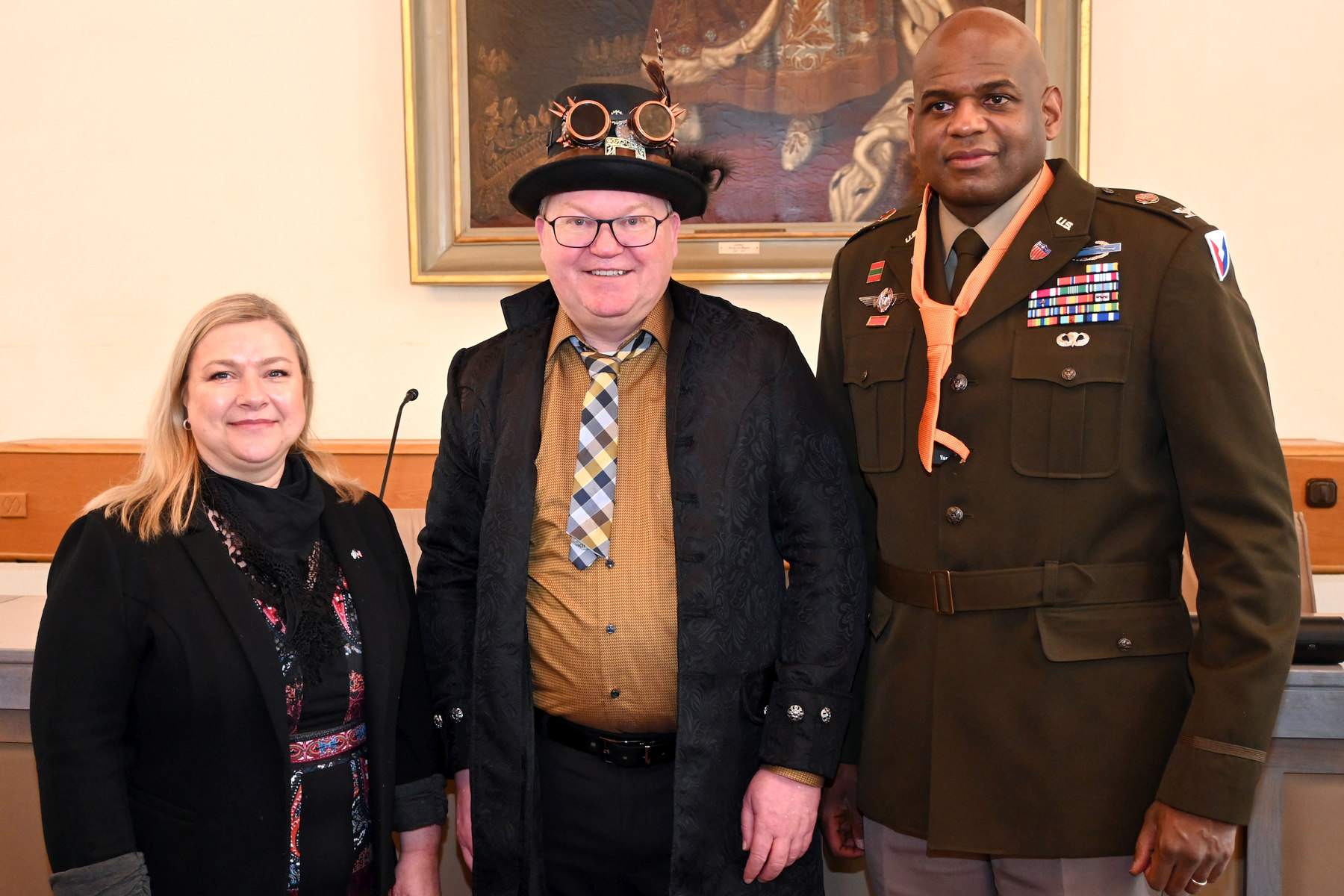 Kommandeur der US-Garnison Bayern zum Antrittsbesuch bei Oberbürgermeister Michael Cerny