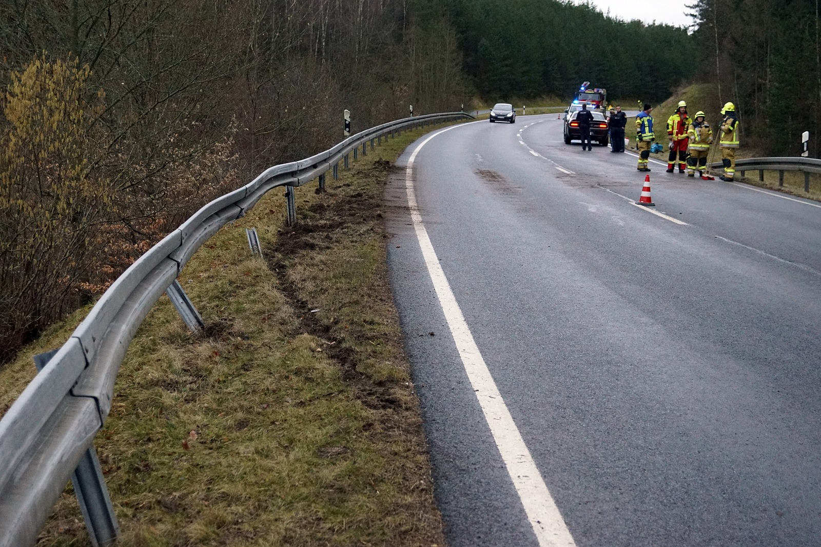 Verkehrsunfall auf der Staatsstraße 2168 bei Grafenwöhr