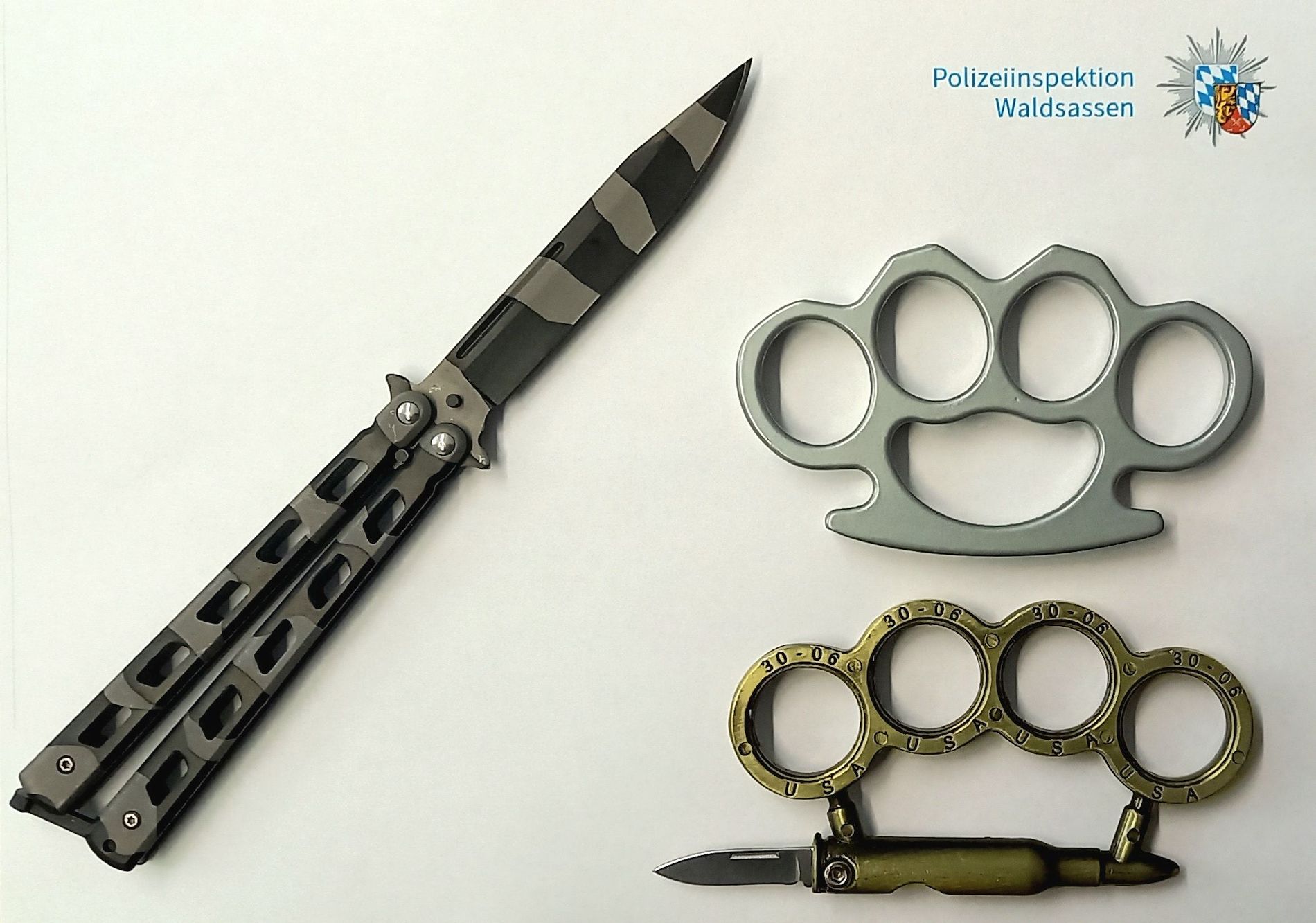 Sichergestellte Gegenstände Foto: Polizeiinspektion Waldsassen