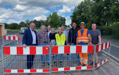 Fertigstellung Barrierefreier Ausbau Bushaltestelle bei AWO-Seniorenheim