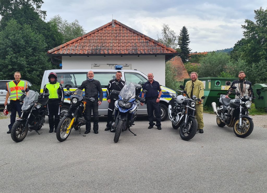 Besonderes Erinnerungsfoto eines Familienausflugs Foto: PI Regenstauf/cr