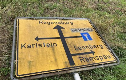 Verkehrszeichen beschädigt – Zeugenaufruf