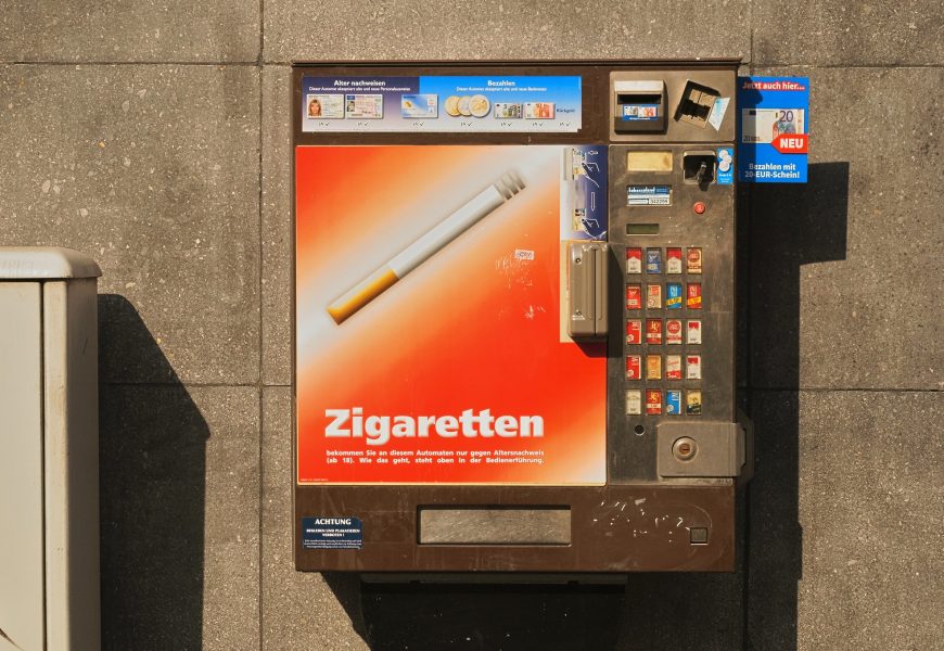 Fund eines entwendeten Zigarettenautomaten