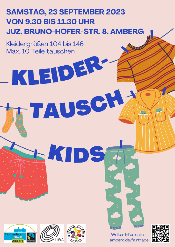 Kleidertausch Kids Quelle: Fairtrade Stadt Amberg